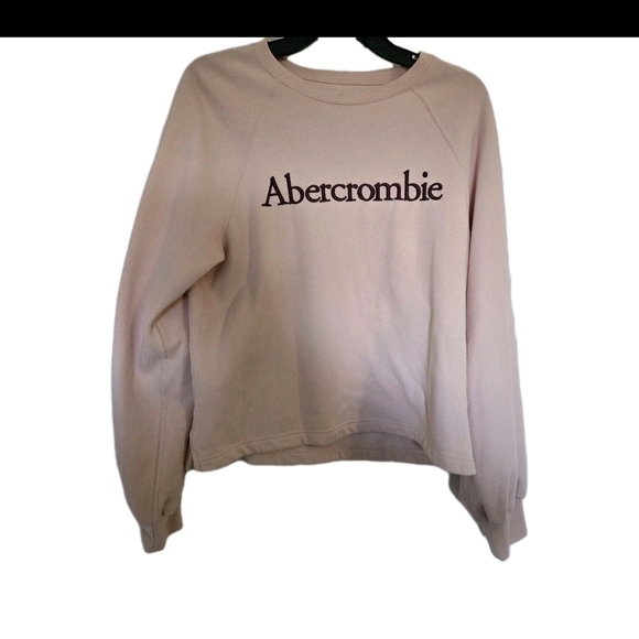 Abercrombie & Fitch Tops - ​Abercrombie & Fitch Soft A&F Collection Pink Crewneck Sweatshirt Size M